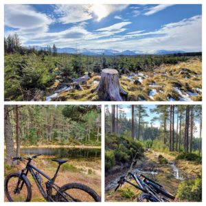 Recharging the batteries with a mtb ride in the cairngorms